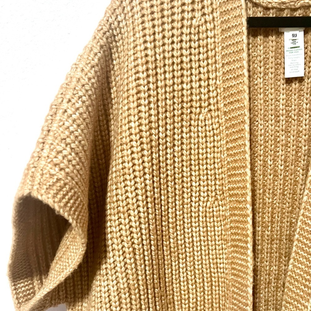 Aerie Marled Rib Sweater Cape XS/S - Picture 5 of 7